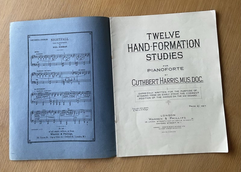 Vintage Piano Music Books x6 Carousel 2