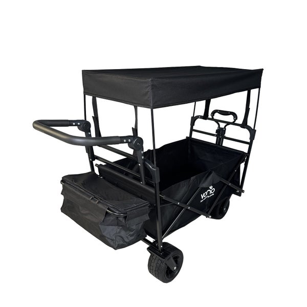Collapsible Folding Outdoor Beach Utility Canopy Wagon Camp Cart | Vono Carousel 2