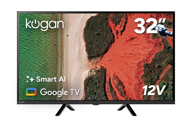Kogan 32" LED Smart AI Google 12V TV (USB-C) - R98T Carousel 1