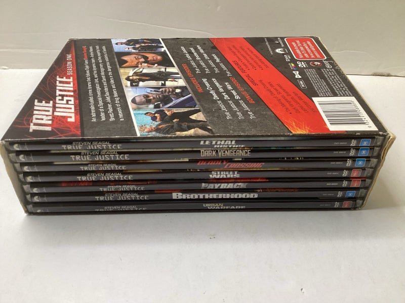 Steven Seagal: True Justice Season One x7 disc. Region 4 DVD Carousel 2