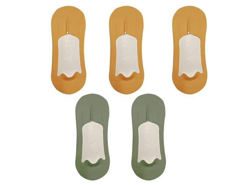 5pairs Men's Socks Cotton Breathable Summer Ultra-thin No Show Ice Silk Sock Carousel 1