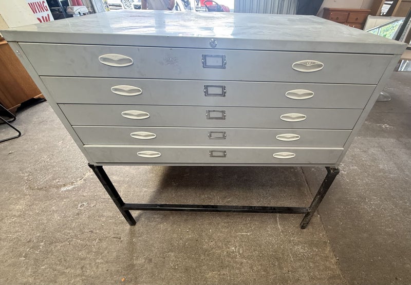 Metal Plan Draws - 5 Draws & Stand Carousel 2