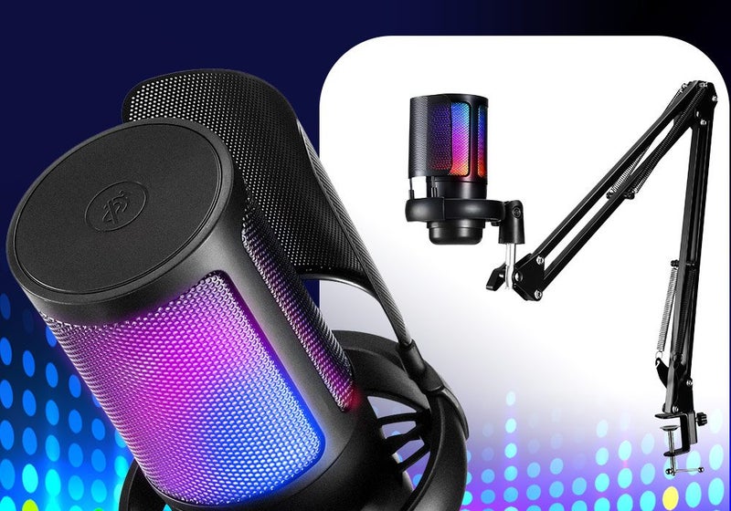 USB Gaming Condenser Microphone for Phone Computer Carousel 2