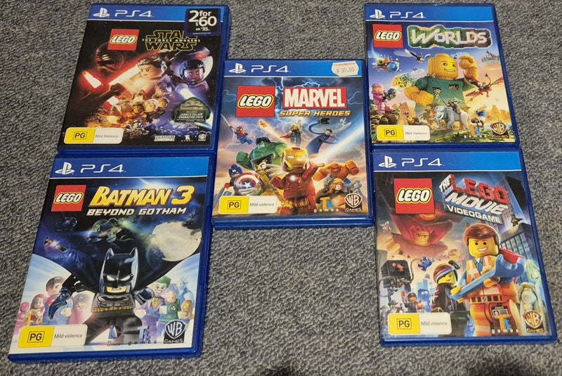 5 x lego ps4 games $1reserve Carousel 1