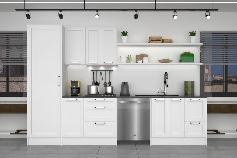 Shaker Style Kitchenette with Soft Close Hinges Carousel 1