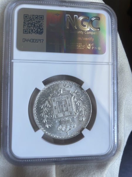 Portugal, 1891, 500 Real Carlos I, NGC MS62 - Code: BQ055N. Updated daily! Carousel 2