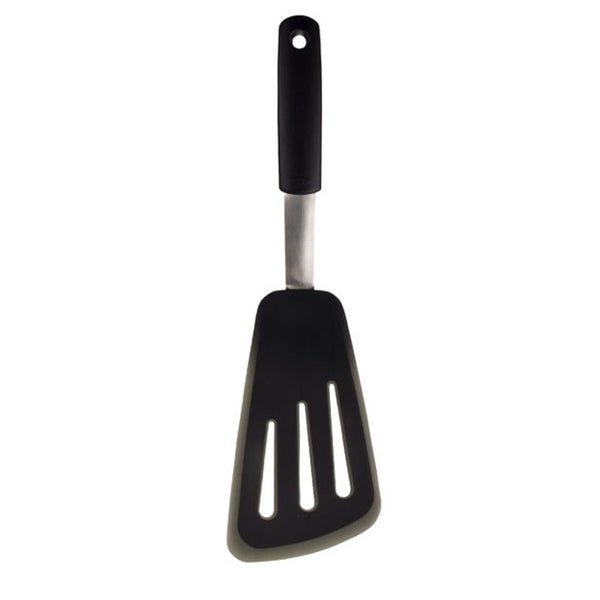 OXO Good Grips Silicone Flexible Omelette Turner Black Carousel 1