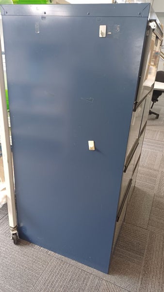 Blue 4 drawer filing cabinet Carousel 2