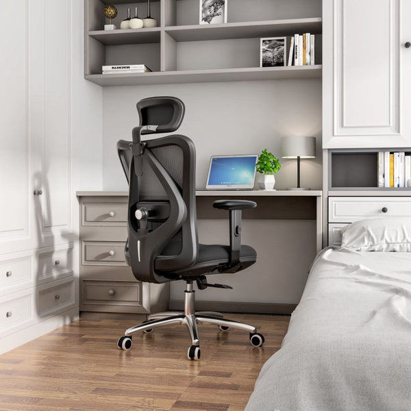 Sihoo M18 Ergonomic Office Chair (Black) Carousel 1