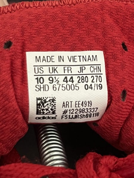 Adidas Marathon Tech Solar Red White Mens US10 Retro Runner Carousel 4