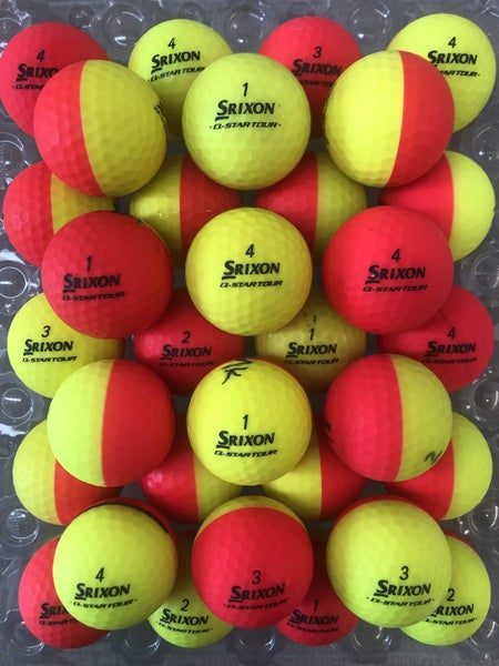 Srixon Divide Q Star Tour Yellow / Red Used Balls - 20 balls Carousel 1