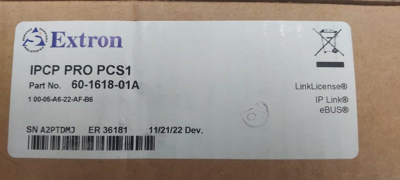 Extron IPCP Pro PCS1 Processor Carousel 1