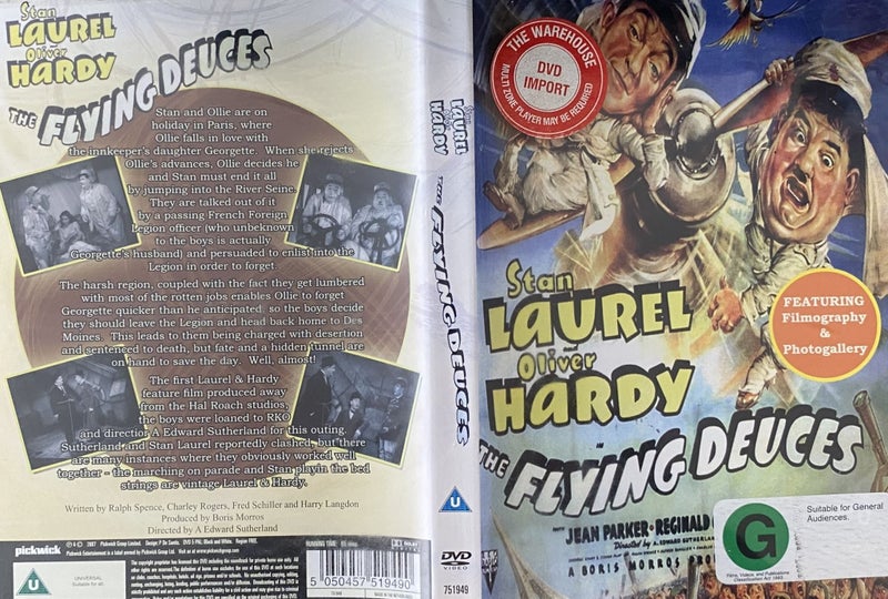 The Flying Deuces DVD #1936