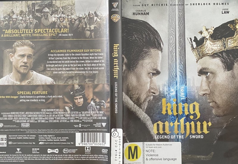 King Arthur DVD #1942