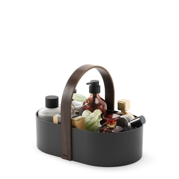 Umbra Bellwood Caddy Black/Walnut Carousel 1