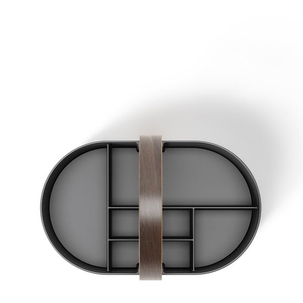 Umbra Bellwood Caddy Black/Walnut Carousel 2