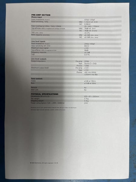 NAD AMPLIFIER SYSTEM Carousel 19