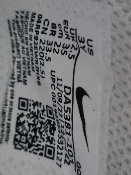 NIKE COURT LEGACY Sneakers ** US 3Y ** NEW! Carousel 7