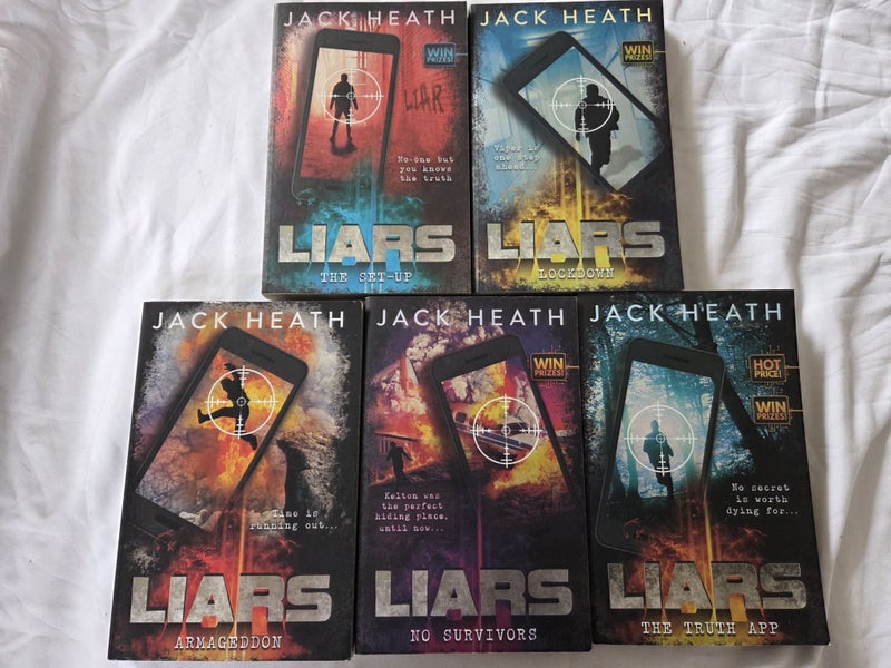 LIARS Books x 5 - by Jack Heath Carousel 1