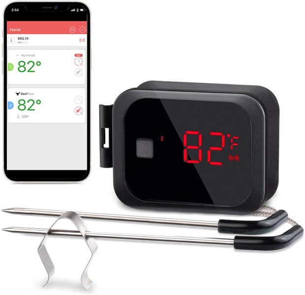Bluetooth Meat Thermometer BBQ Inkbird IBT2X 2Probes Carousel 1