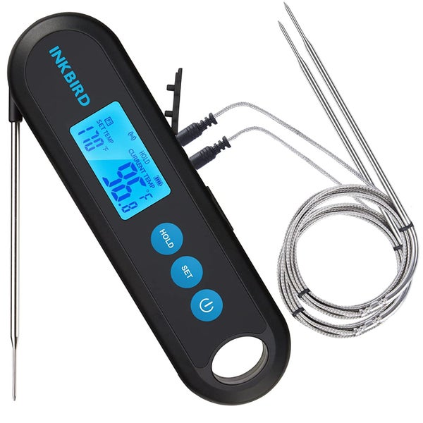 Bluetooth Food Thermometer BBQ Meat Thermometer 2Probes Inkbird IHT-2PB Carousel 1