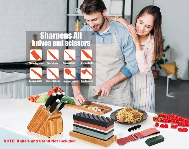 13pc Professional Whetstone Sharpening Set Carousel 2