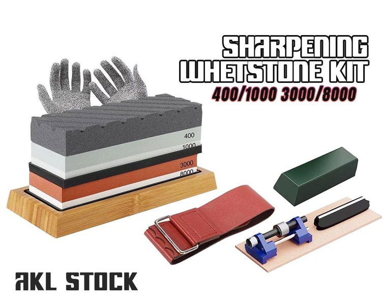 13pc Professional Whetstone Sharpening Set Carousel 1
