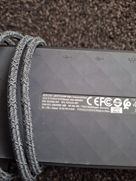 HP Docking Station HSA-B005DS – No Power Adapter – Untested Carousel 2