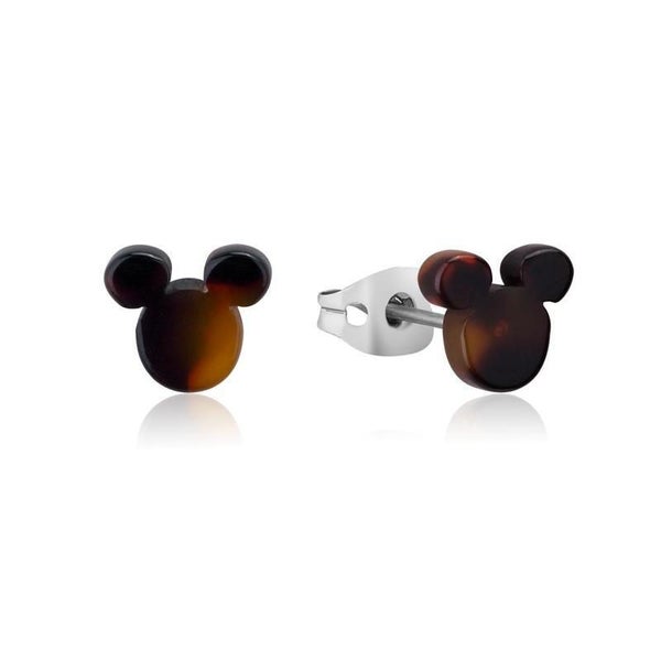 Disney Couture Kingdom Stainless Steel - Mickey Mouse Tortoise Shell - Stud Earr Carousel 1