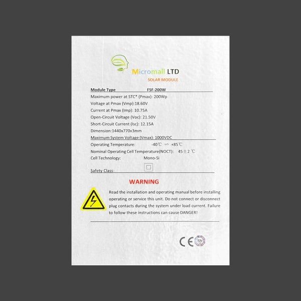 200W Flexible Monocrystalline Outdoor Solar Panel Carousel 3