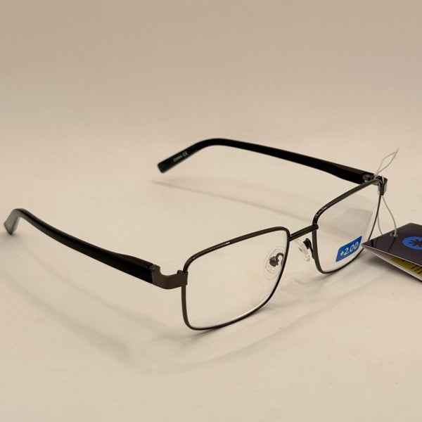 Insight Optics +2.00 Reading Glasses - Sleek Metal Frame Carousel 1