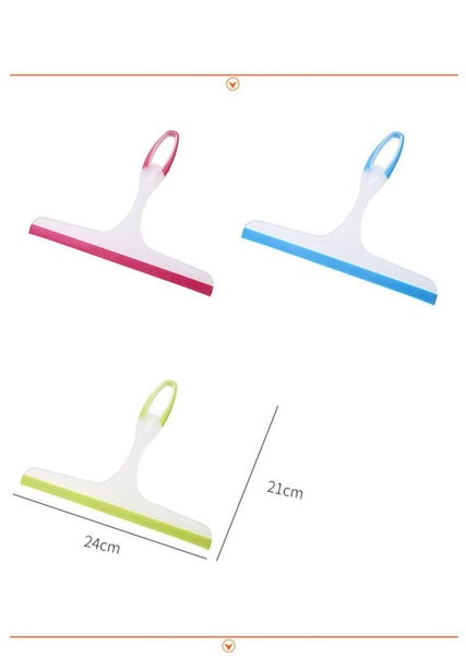 Rubber Squeegees Pack of 3: Streak-Free Handheld Squeegee Cleaner Wiper Clean Carousel 2