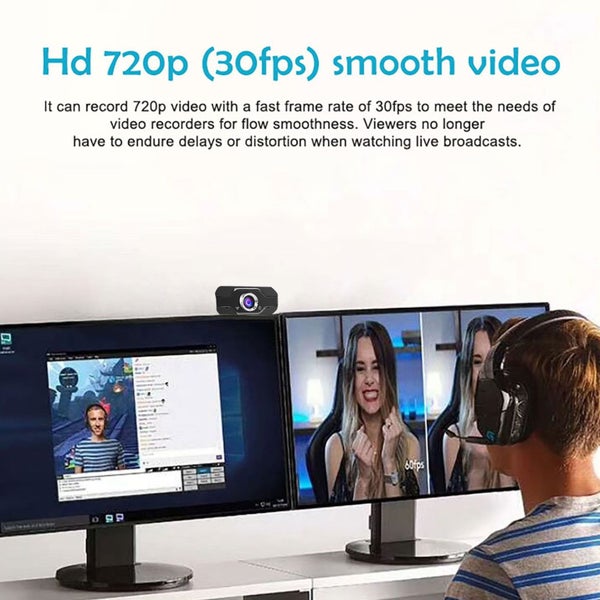 1080P 60fps Webcam With Microphone For Desktop Laptop Computer Meeting Stream Carousel 6