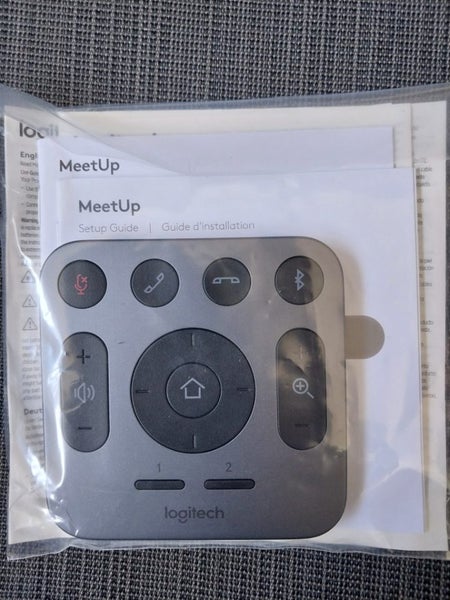 Logitech conference meetup remote control Carousel 1