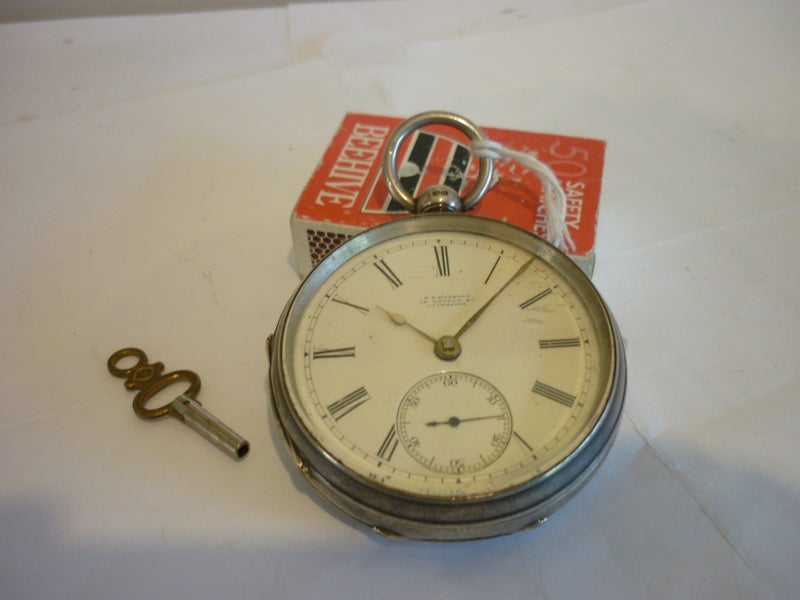 FUSEE 1892 SILVER POCKET WATCH WITH KEY Carousel 1