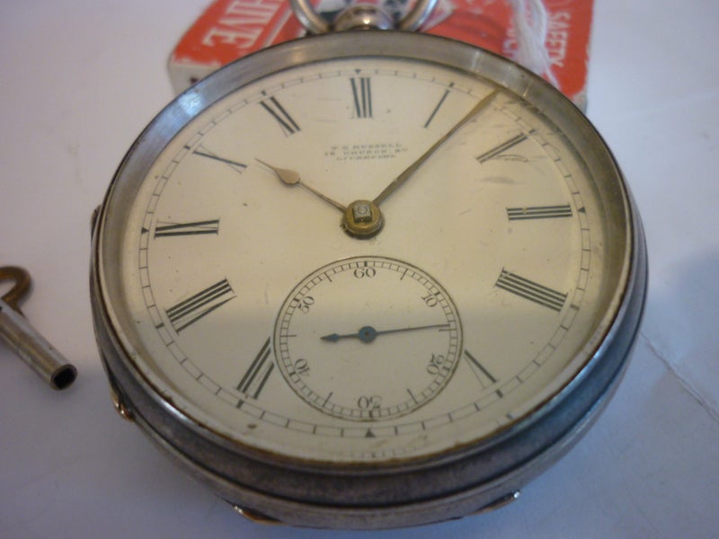 FUSEE 1892 SILVER POCKET WATCH WITH KEY Carousel 2