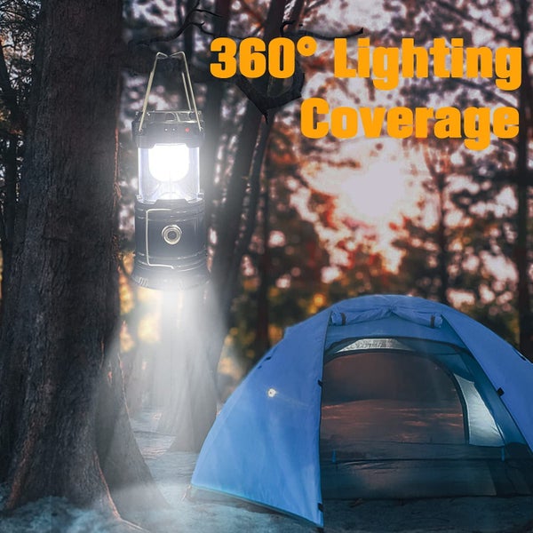 1PCS Solar Camping Lantern for Power Outages - USB Rechargeable Lamp Camping Carousel 2