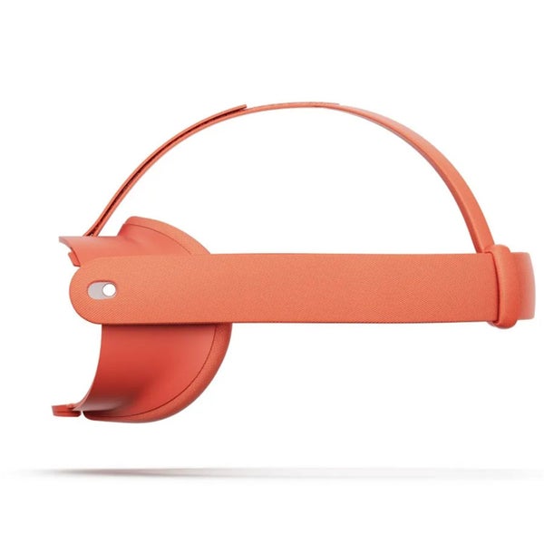META Quest 3 Facial Interface & Head Strap - Blood Orange [899-00629-01] Carousel 2