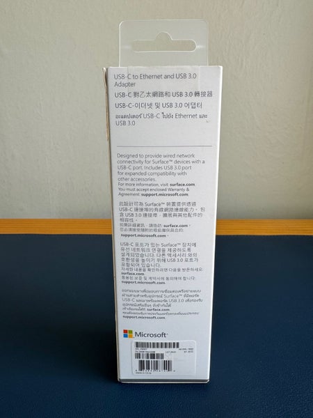 Microsoft USB-C to Ethernet Adapter with USB 3-0 Port - 1 Gbps Carousel 4