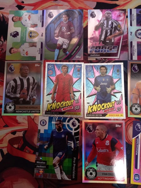 Topps football card mix of foils plus extras Carousel 2