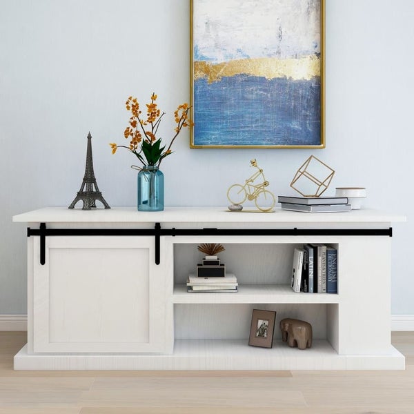 vidaXL Mini Sliding Barn Door Kit Carbon Steel 200 cm Carousel 1