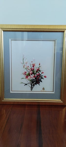 Hand-embroidered artwork Carousel 2