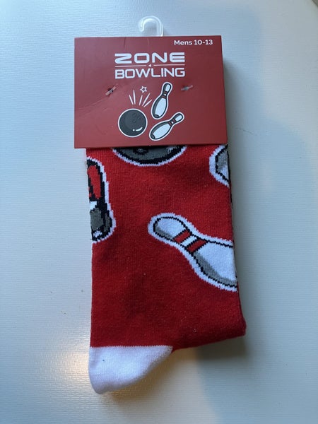 Limited Edition Zone Bowling Promotional Socks Mens 10-13 Carousel 1