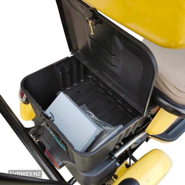 Covered Electric Tricycle TM7+ Plus Mobility, golf cart, Red or Yellow Carousel 20