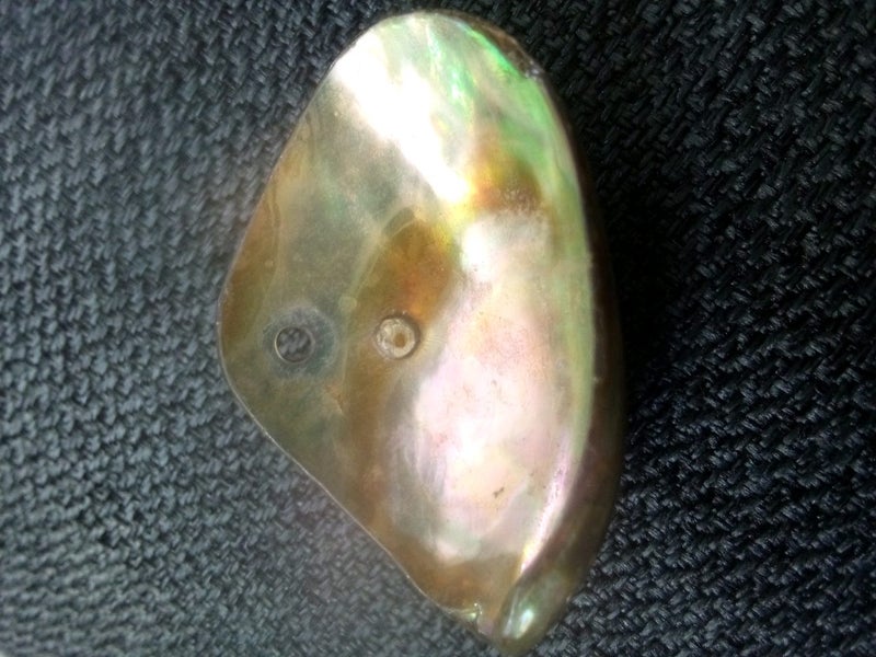 Paua with gold tone tiki Carousel 2