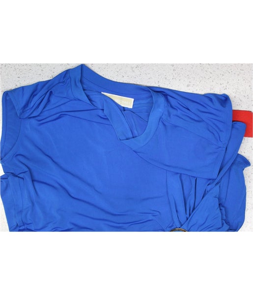 Michael Kors Womens Ring-Trim Twist-Front Sleeveless Blouse Top Carousel 2