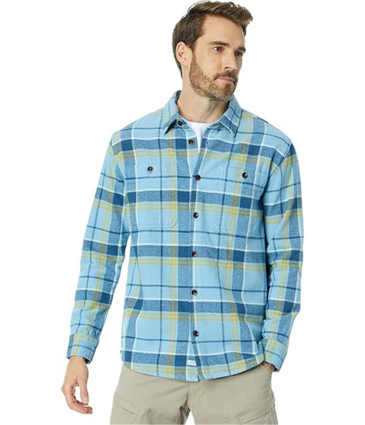 Quiksilver Mens Flannel Button Up Shirt Carousel 1