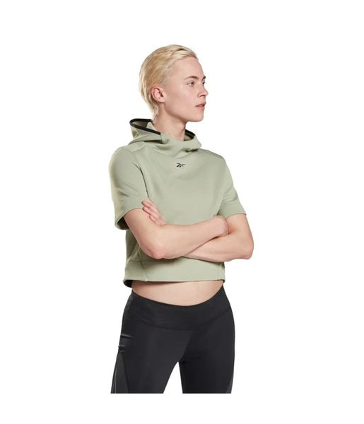 Reebok Womens One Series Running Night Run Hoodie Sweatshirt Carousel 1