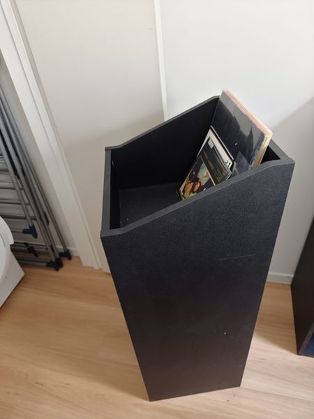 $1 RESERVE - Glorious Record Rack 330 black LP vinyl stand Carousel 2