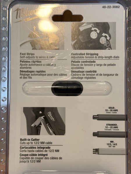 Milwaukee Quick Self-Adjusting Wire Stripper Cutter With Comfort Grip 48223082 Carousel 4